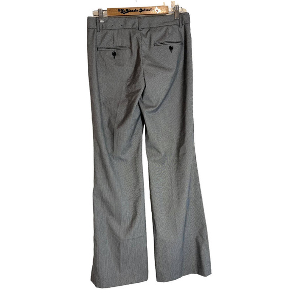 Express Y2K VIntage  Gray Checked Editor Pants 4 R - Picture 2 of 4